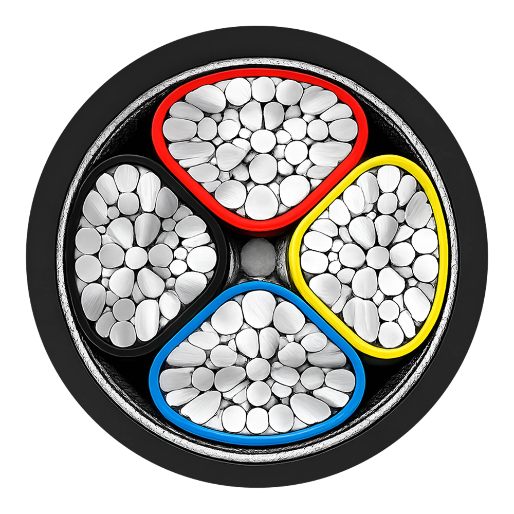 Four Core Armoured and Unarmoured (Aluminum)